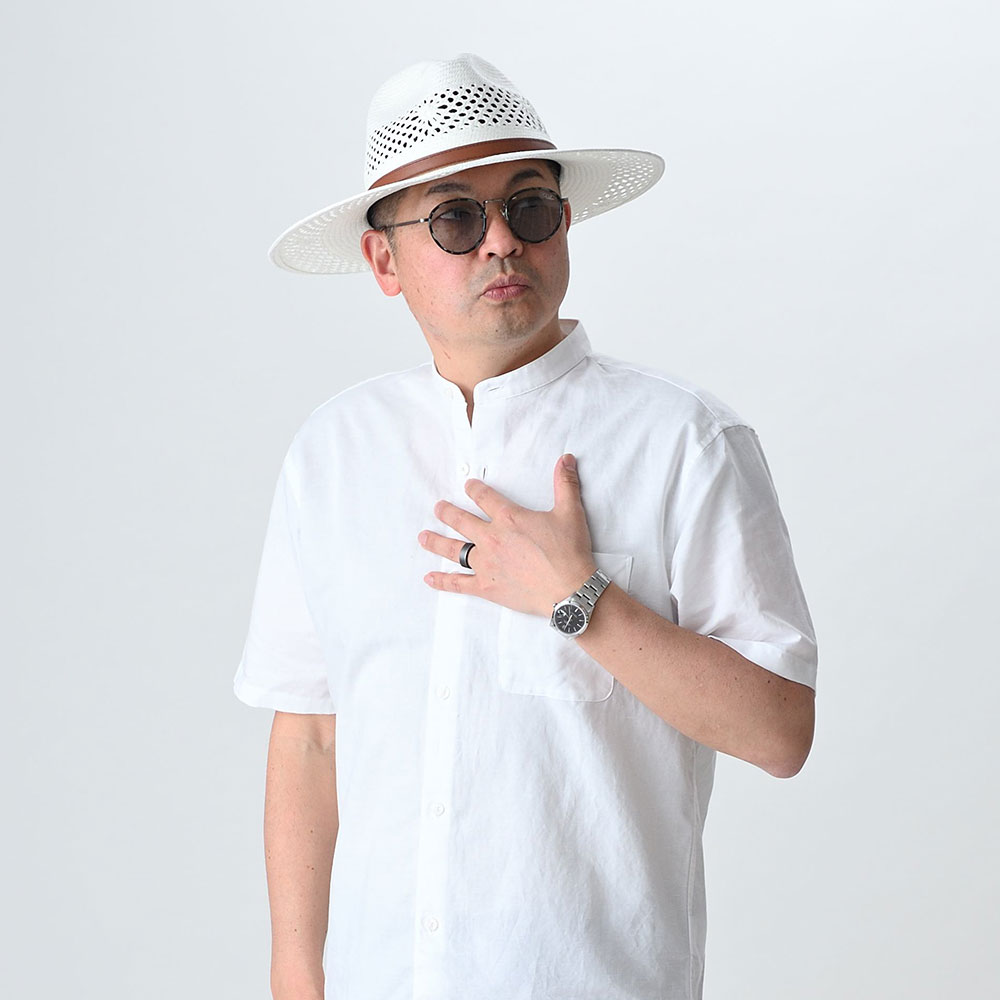 パナマ帽 メンズ 本パナマ 中折れ帽 パナマハット ナチュラル ハット 帽子 HomeroOrtega ハバノ[ファイナルセール 10％OFF]