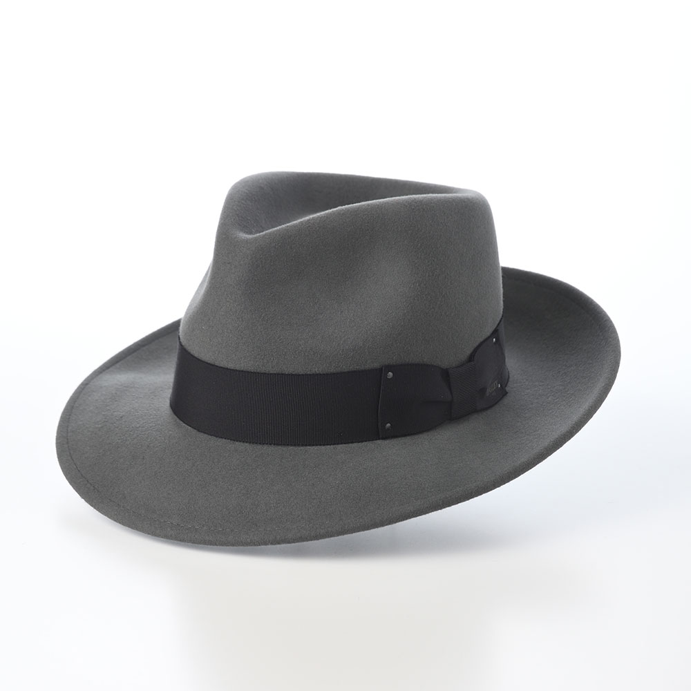 【未使用✨タグ付】ウールハット フェルトハット　グレー 秋冬　約58cm 未使用✨タグ付】ウールハット フェルトハット グレー 秋冬 約58cm