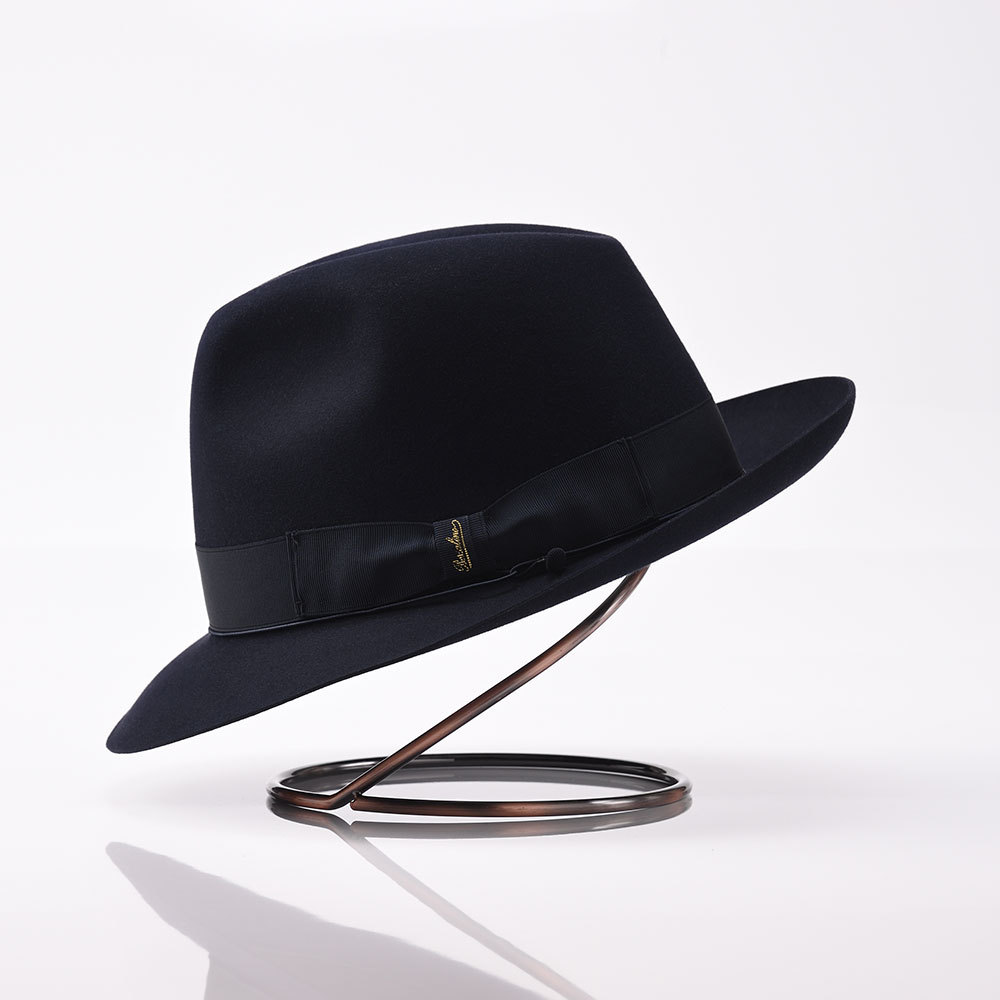 お買い得モデルBorsalino ビーバーフェルトハット 中折れハット 紳士帽