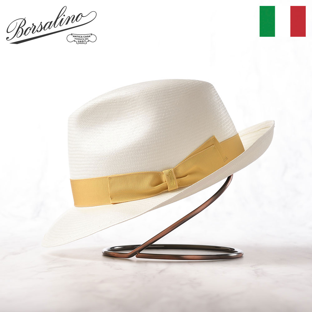 Borsalino パナマ帽 中折れハット メンズ レディース 春 夏 カジュアル