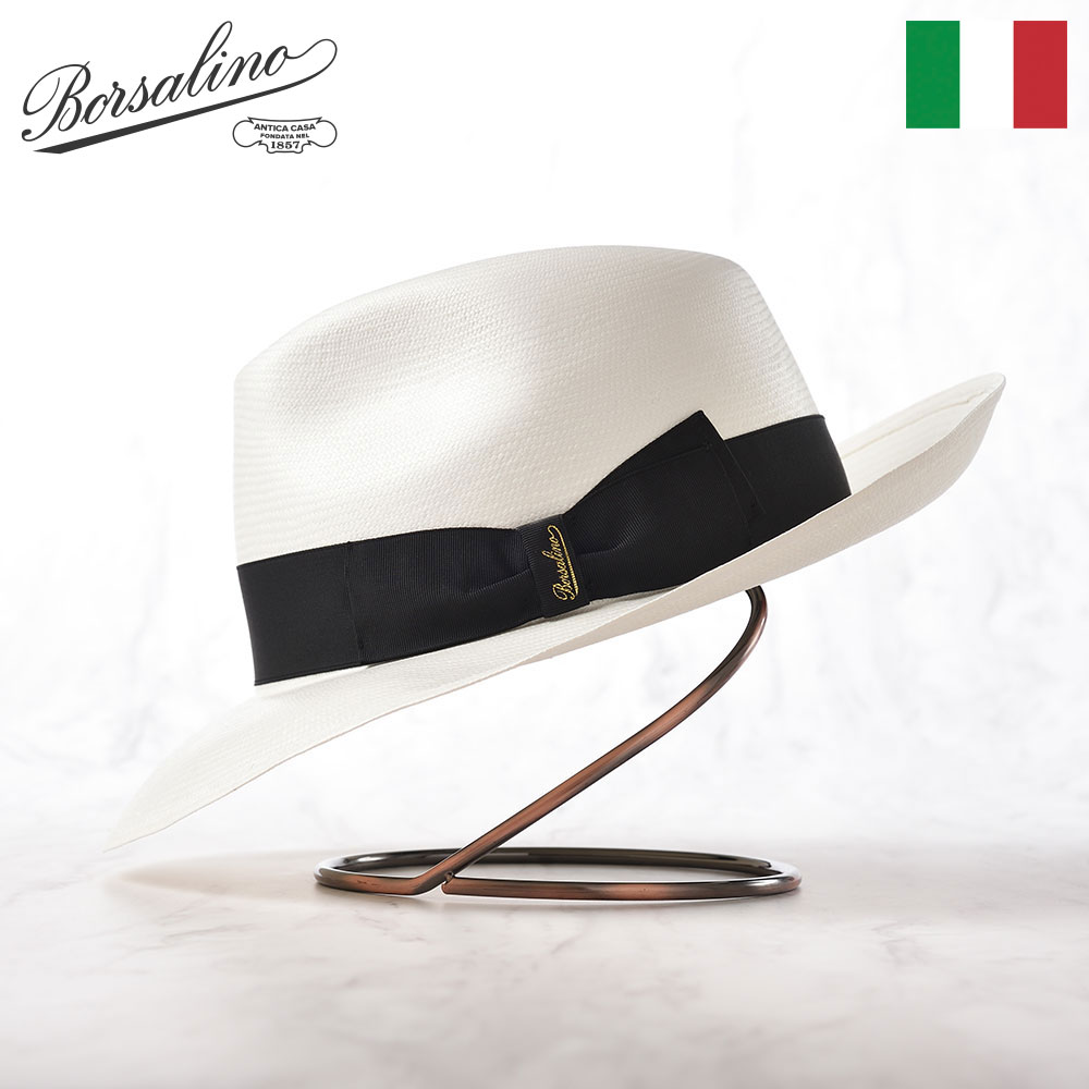 Borsalino パナマ帽 中折れハット つば広 メンズ レディース 春 夏