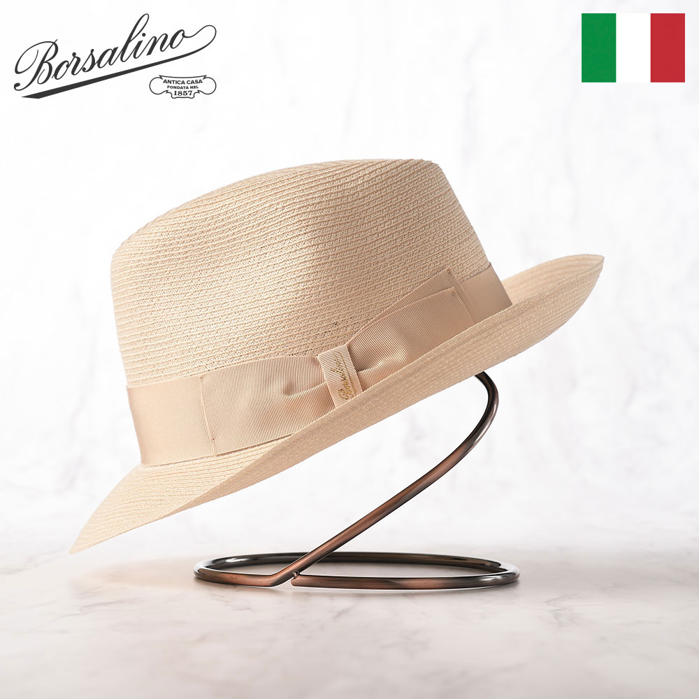 Borsalino 帽子 中折れハット ストローハット メンズ レディース 春 夏