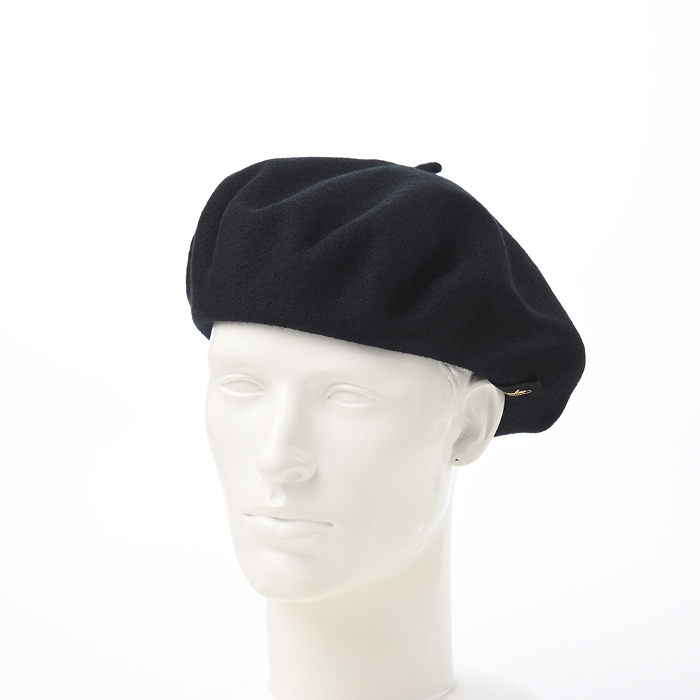 Borsalino◆バスク ベレー帽 B80002 ブラック Borsalino 帽子 Basque Beret(バスク ベレー) B80002 ブラック