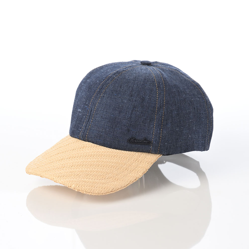 BORSALINO デニムキャップ ブルー サイズ60 Borsalino（ボルサリーノ） キャップ 帽子 メンズ レディース 通年