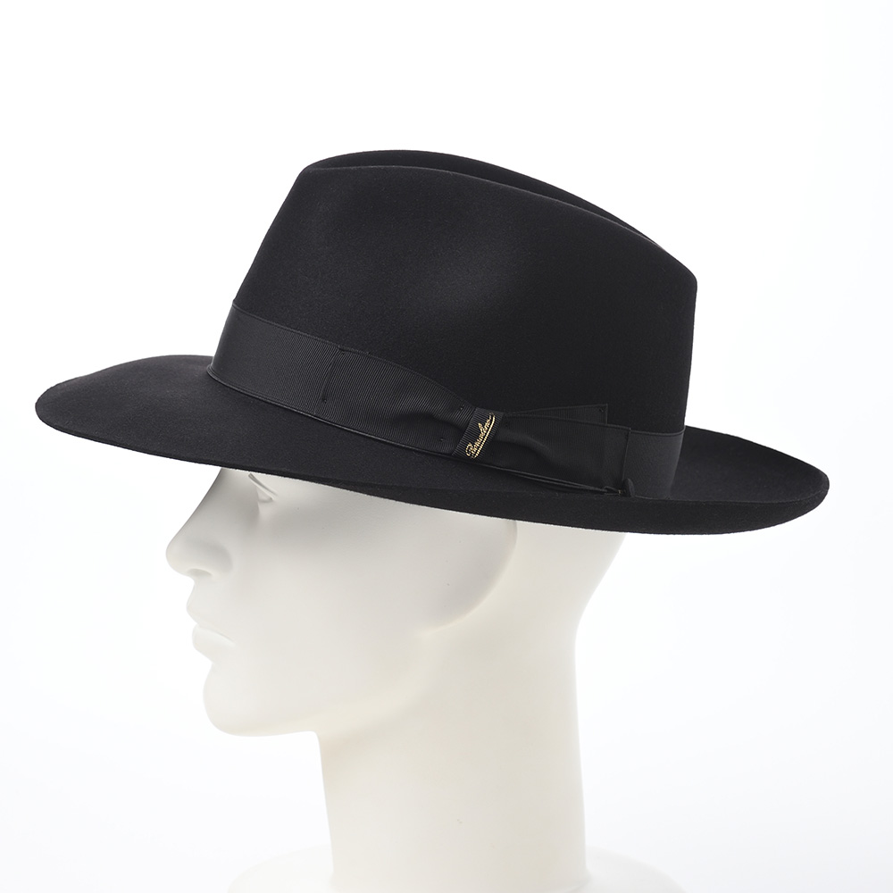 Borsalino 帽子 中折れハット フェルト帽 軽量 秋 冬 メンズ 中