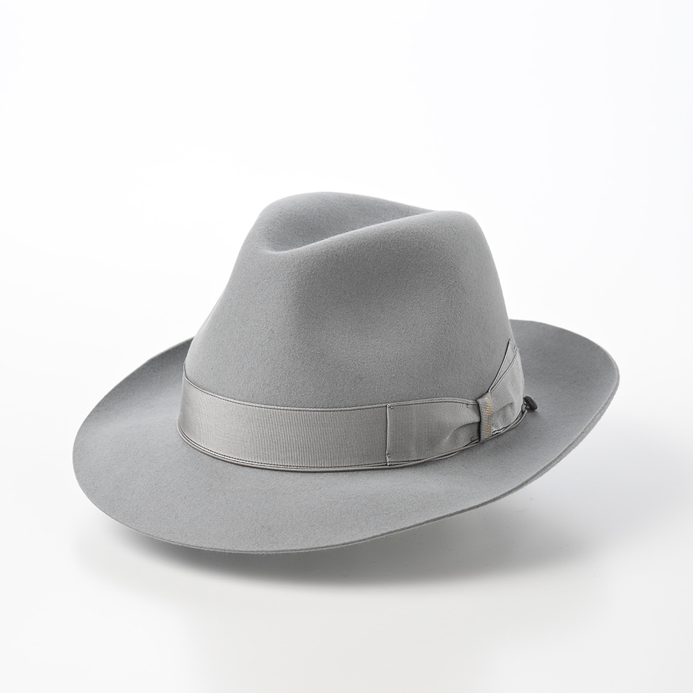 Borsalino 帽子 中折れハット フェルト帽 軽量 秋 冬 メンズ 中