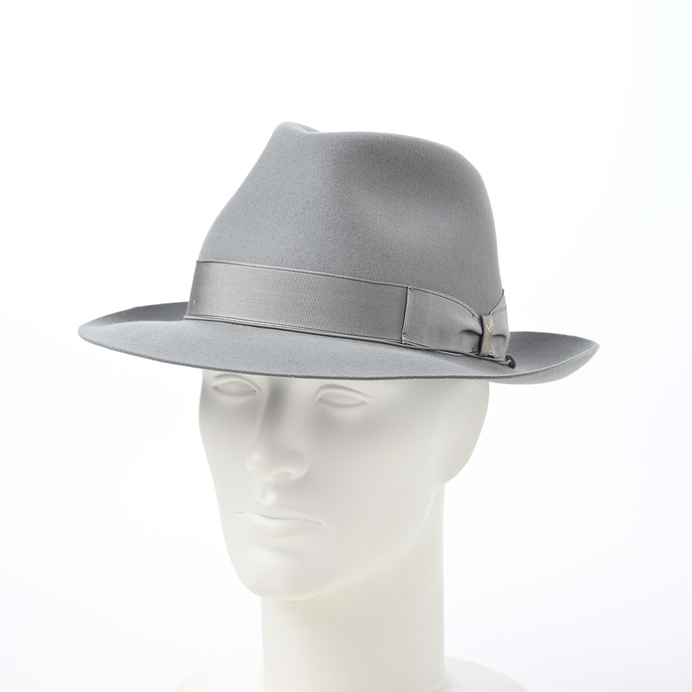 Borsalino 帽子 中折れハット フェルト帽 軽量 秋 冬 メンズ 中
