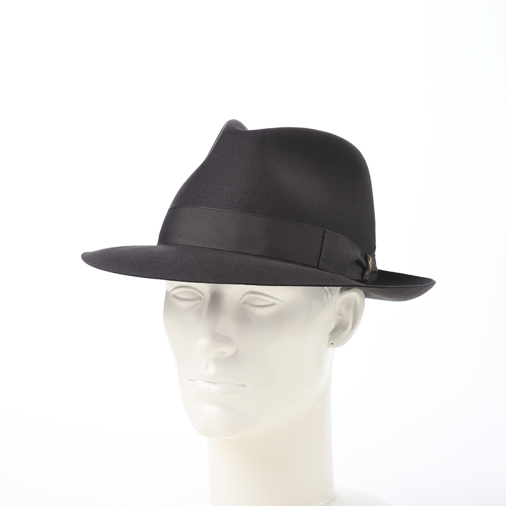 Borsalino 帽子 中折れハット フェルト帽 軽量 秋 冬 メンズ 中
