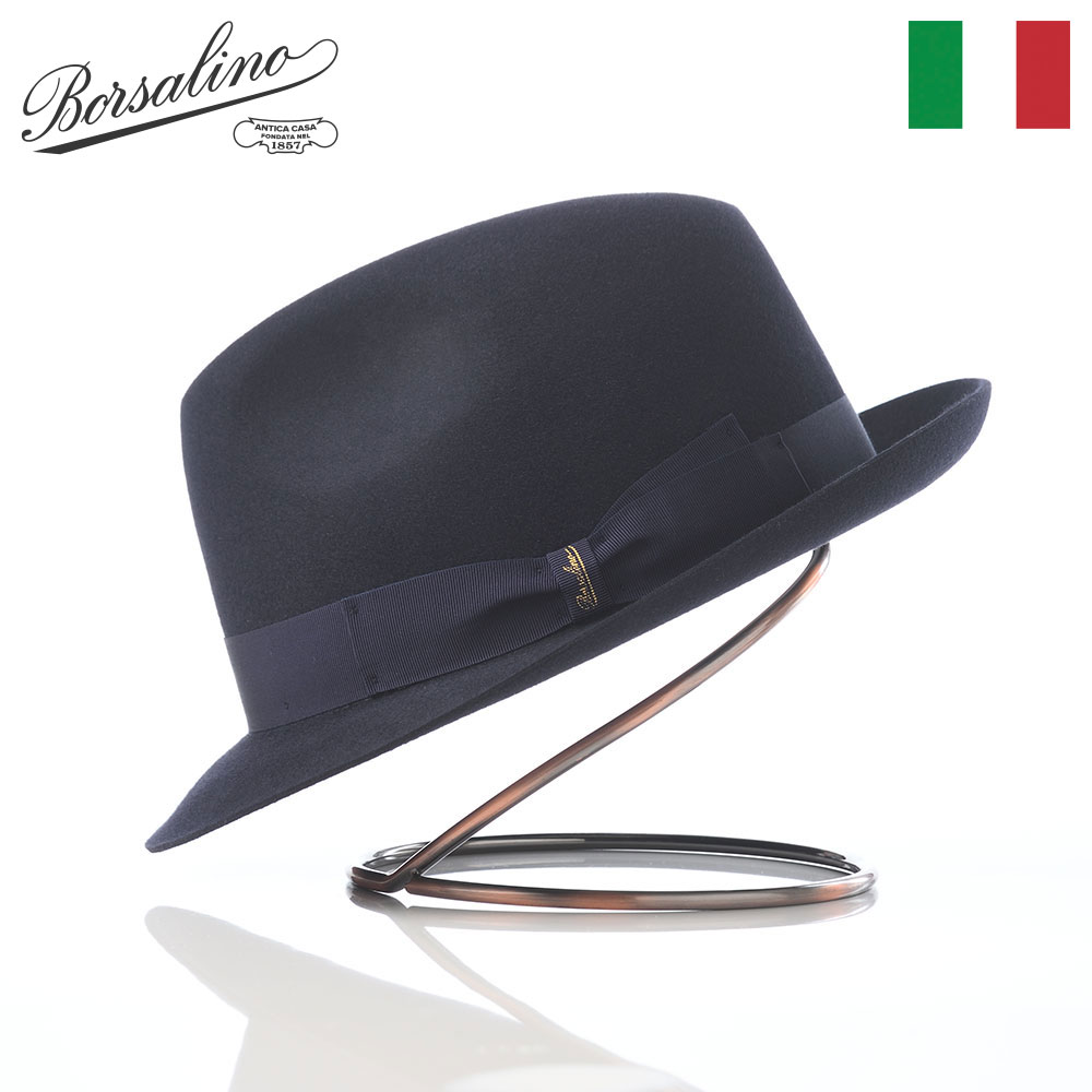 Borsalino（ボルサリーノ） 帽子 中折れハット フェルト帽 秋 冬