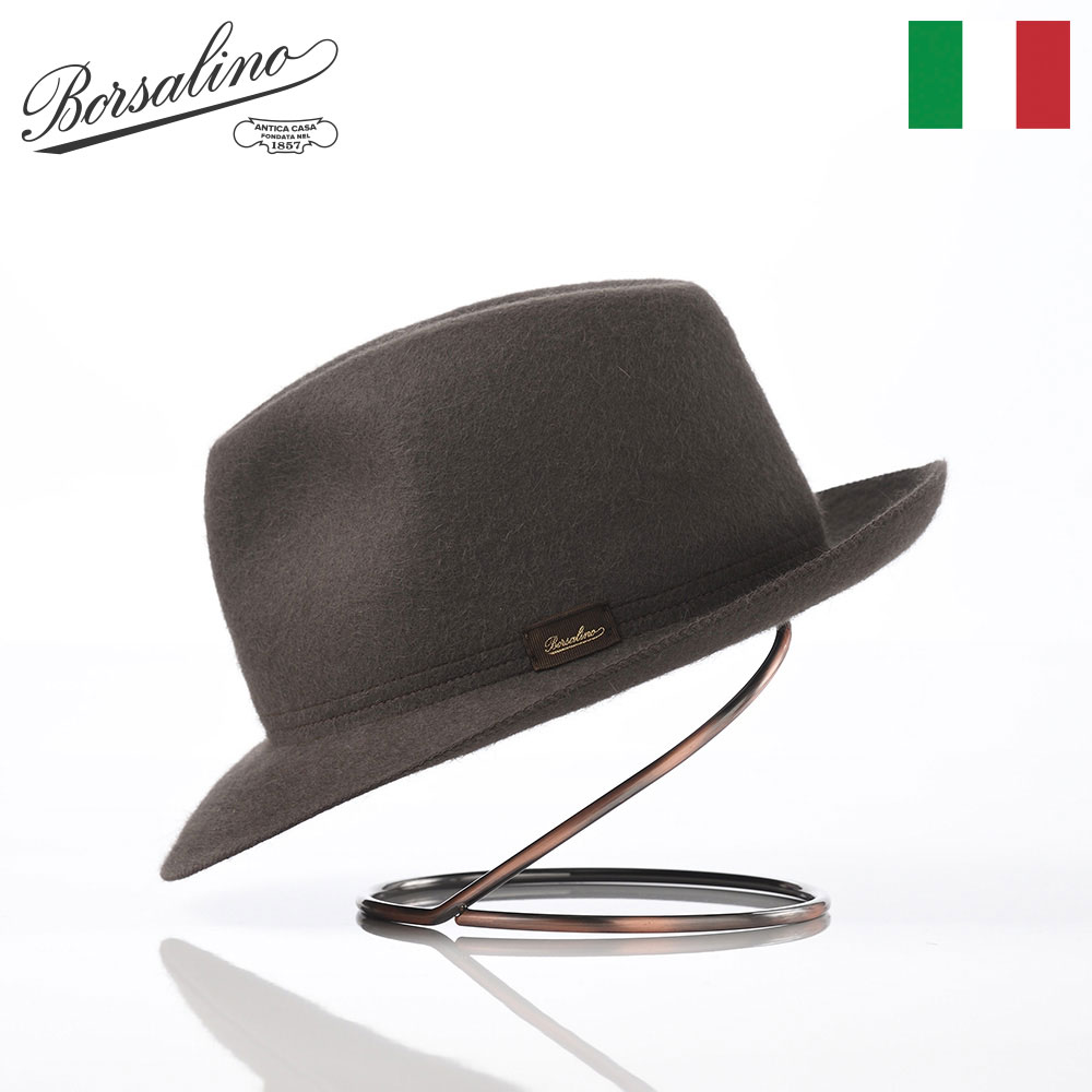 Borsalino 帽子 中折れハット フェルト帽 秋 冬 メンズ レディース