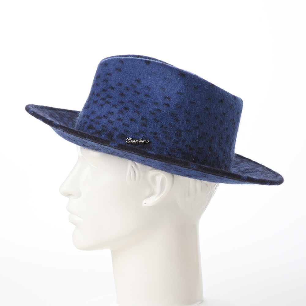 BORSALINO ボルサリーノ　フェルトハット　帽子　ブルー　青 Borsalino 帽子 中折れハット フェルト帽 秋 冬 メンズ
