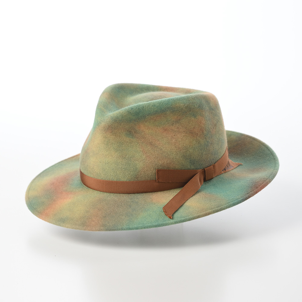 Borsalino 帽子 中折れハット フェルト帽 秋 冬 メンズ レディース ブランド Country Multicolor（カントリー  マルチカラー） 160272 グリーン : brsf017-green : メンズハット・帽子専門店 時谷堂 - 通販 - Yahoo!ショッピング