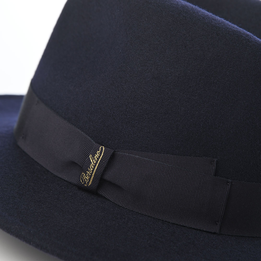 ボルサリーノ Borsalino 中折れハット ネイビー 楽天市場】Borsalino ボルサリーノ 中折れハット フェルト帽