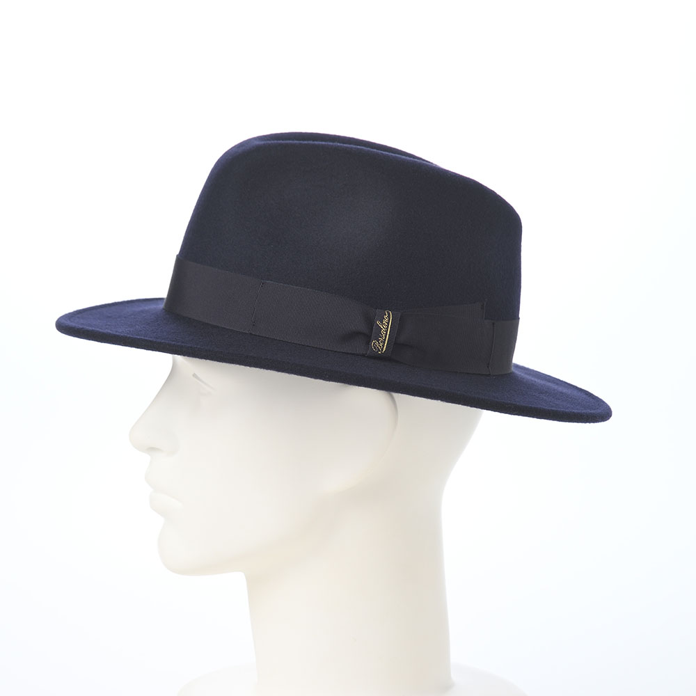 【Borsalino】リネン 中折れハット BX650-12S00 Borsalino 帽子 中折れハット フェルト帽 軽量 秋 冬 メンズ 中