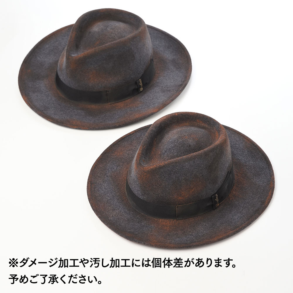 Borsalino（ボルサリーノ） 帽子 中折れハット フェルト帽 Harrison