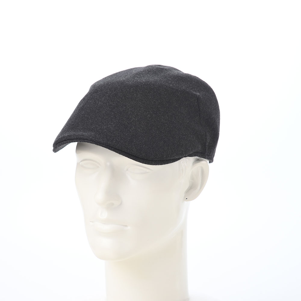 ボルサリーノ　Borsalino キャップ　黒　ヤンチェオンテンバール ボルサリーノBorsalino キャップ黒ヤンチェオンテンバール