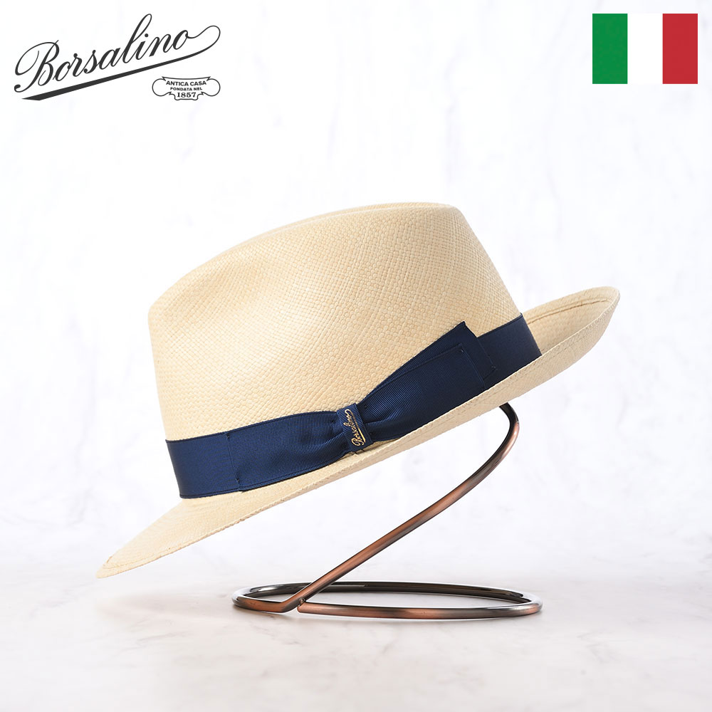 イタリア Borsalino(ボルサリーノ) パナマ中折れ帽 140228