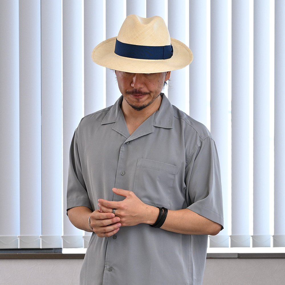 Borsalino（ボルサリーノ） パナマ帽 パナマハット 中折れハット 春 夏