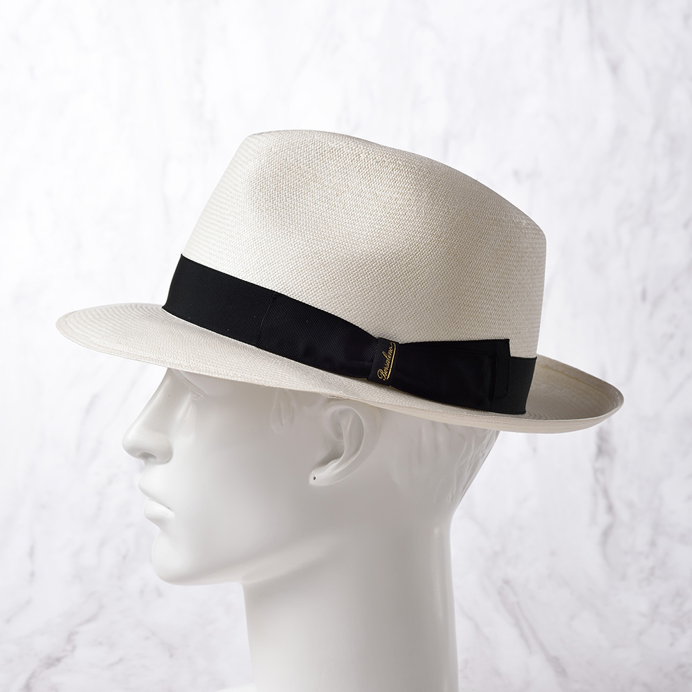 Borsalino ボルサリーノ パナマ帽 パナマハット 中折れハット 春夏 メンズ Panama Extra Fine(パナマエクストラファイン)  140339 ブラックリボン