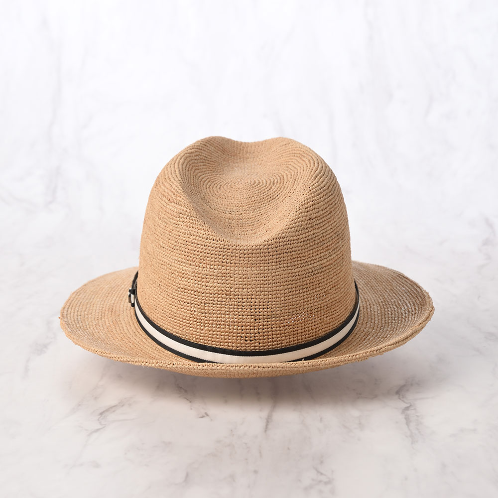 Borsalino（ボルサリーノ） ラフィアハット 中折れハット ストロー
