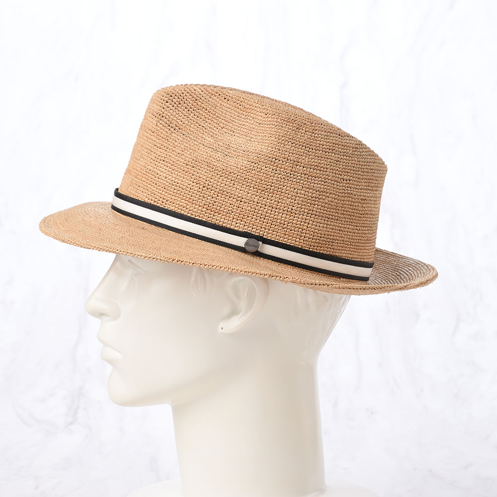 Borsalino ボルサリーノ ラフィアハット 中折れハット ストロー
