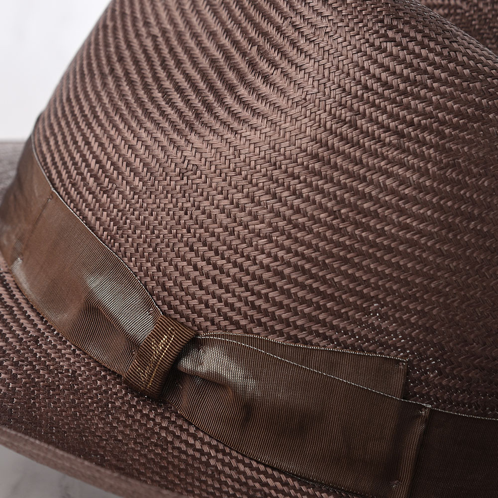 Borsalino（ボルサリーノ） 中折れハット ストローハット 帽子 メンズ