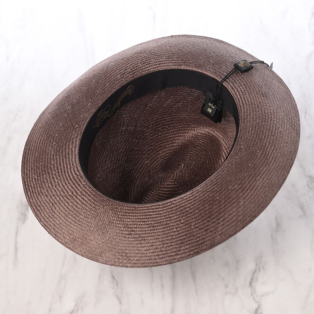 Borsalino（ボルサリーノ） 中折れハット ストローハット 帽子 メンズ