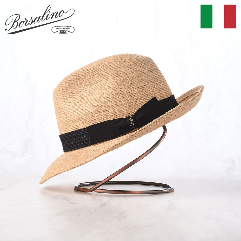 Borsalino（ボルサリーノ） ハット 帽子 メンズ レディース 春夏 Rafia