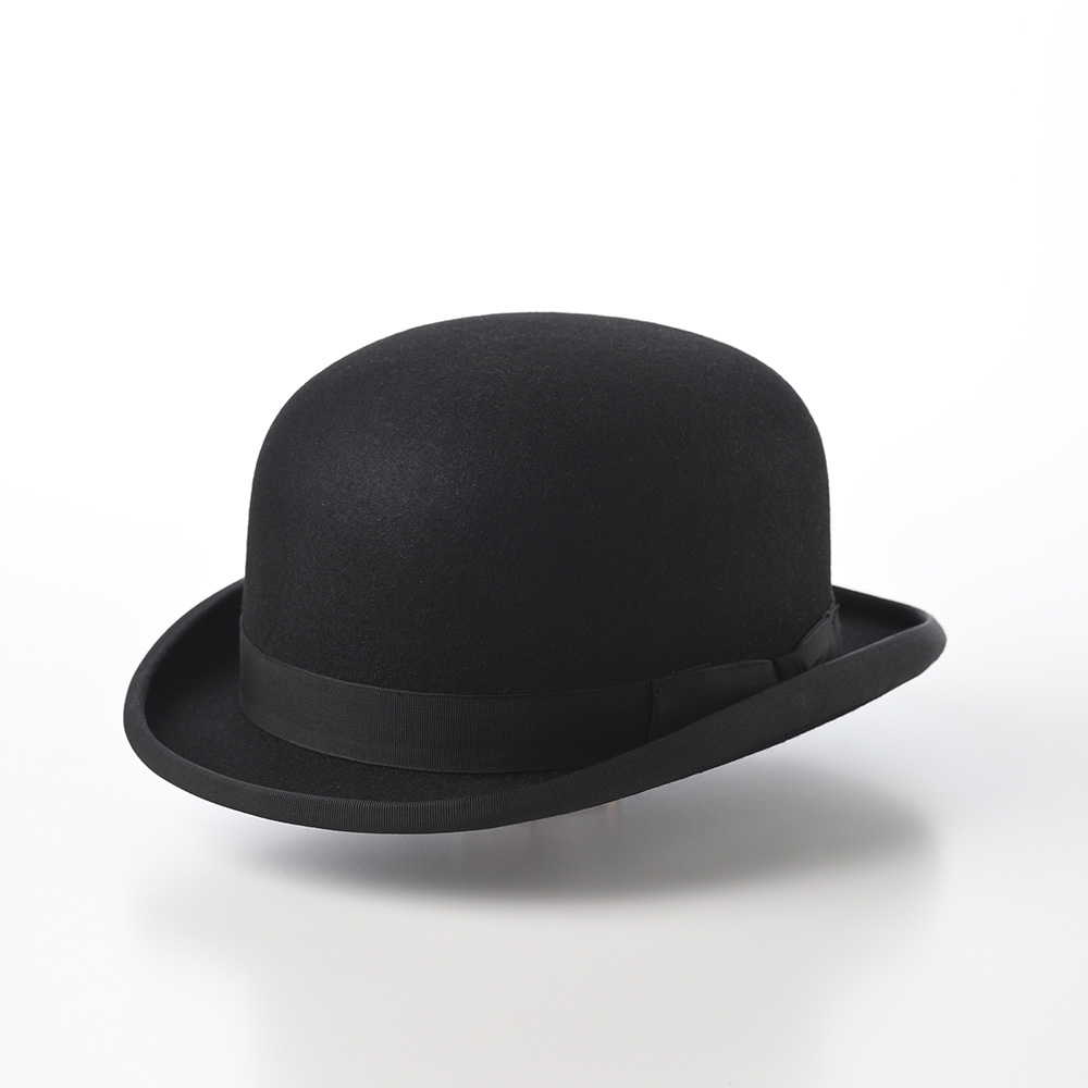 AKUBRA オーストラリア製 ハット 帽子 58cm メンズ ブラック 黒色 SHORTBRIM BOWLER HAT(M BLACK): ハット｜帽子通販｜CA4LA