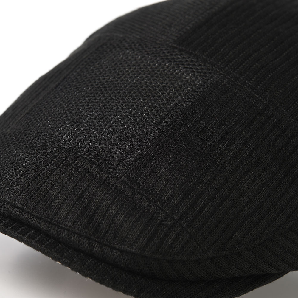 67%OFF!】 DAKS ハンチング帽 キャップ メンズ レディース 大きいサイズ 帽子 CAP 春 夏 麻素材 涼しい 軽量 Hunting  Patchwork Rib Linen D1729 ブラック