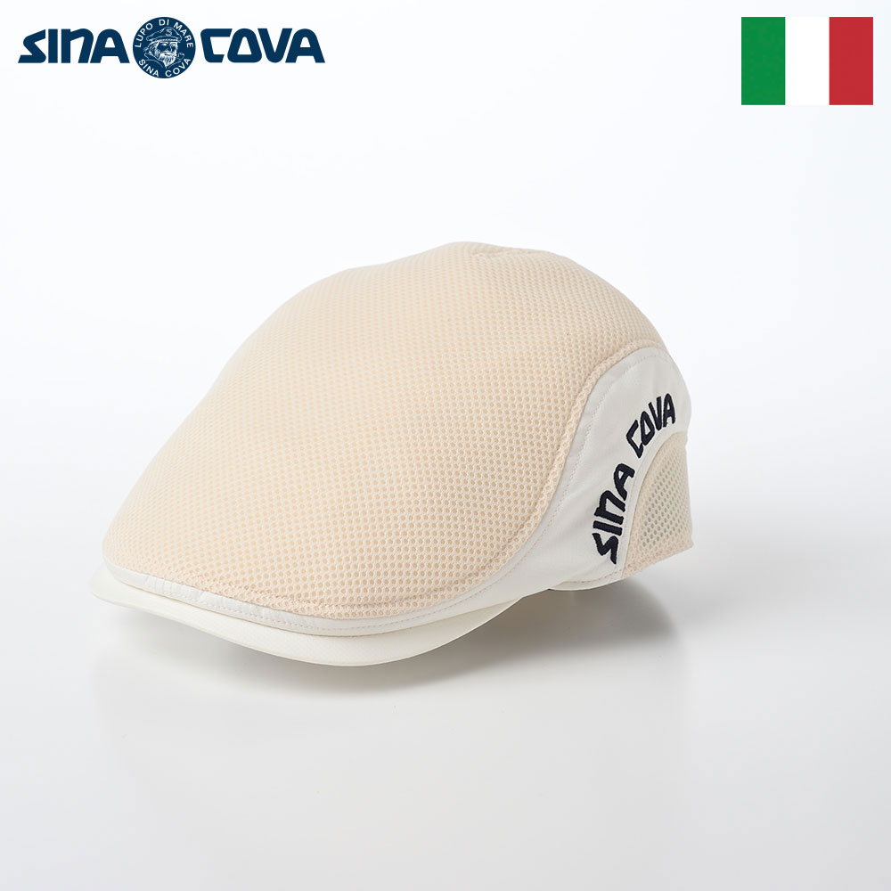 SINACOVA ハンチング帽 メンズ 帽子 春 夏 キャップ CAP 熱中症予防 吸熱効果 保水メッシュハンチング ES601 オフホワイト 004