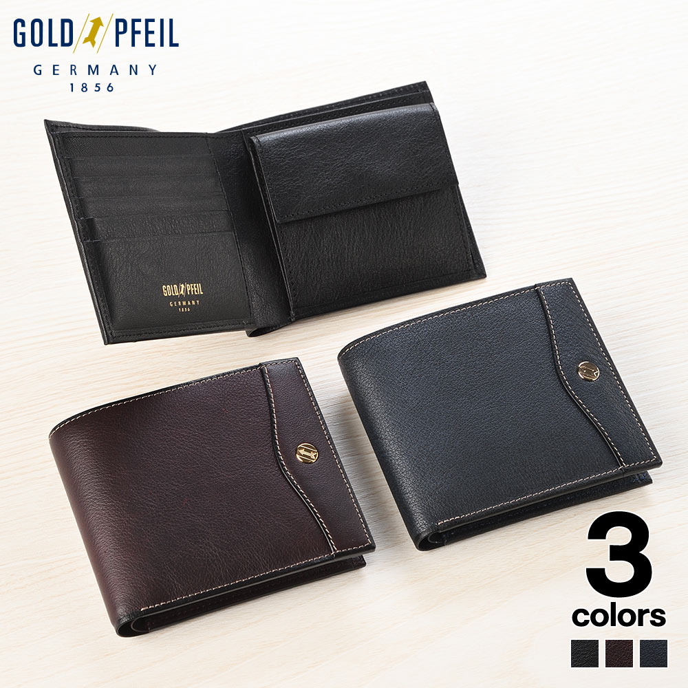GOLD PFEIL（ゴールドファイル） 財布 二つ折り財布 メンズ レディース
