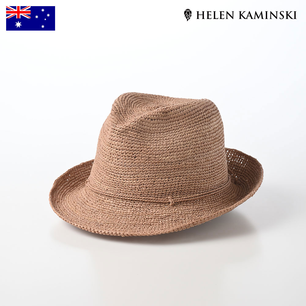 ヘレンカミンスキーHELEN KAMINSKI  sam ラフィア　中折れハット 厳選クーポン15%OFF HELEN KAMINSKI 中折れハット ラフィア