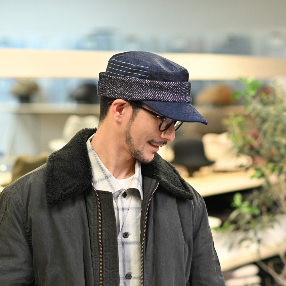 ワークキャップ 帽子 メンズ レディース 日本製 通年 Handloom Roll