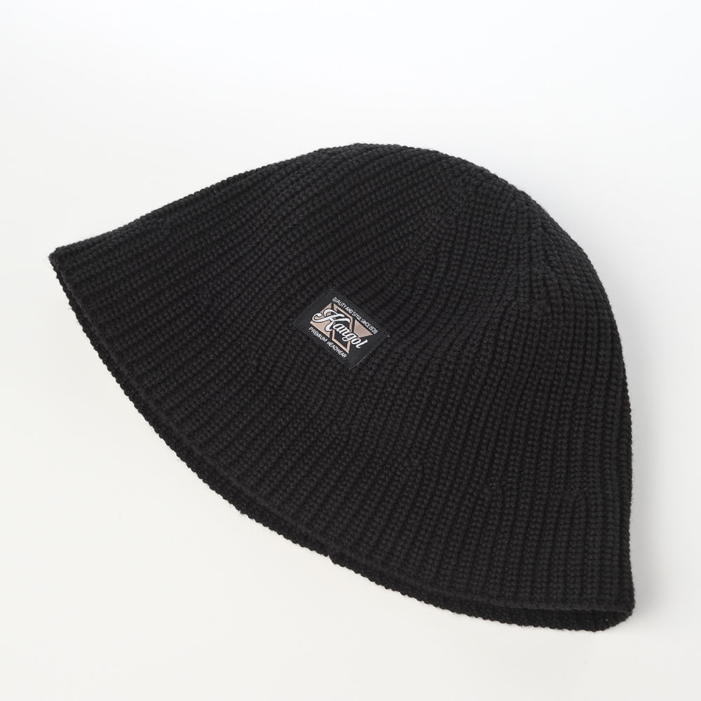 帽子 WOOL WASHED HUNTING - Black D-00979 帽子 WOOL WASHED HUNTING - Black D-00979 D-00979/ WOOL