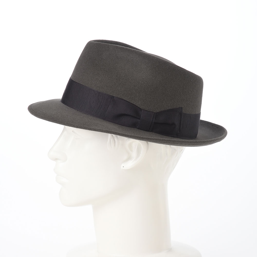Triangles hat リボン付きハット ラビットファー KNOX(帽子) Rabbit Fur Trilby Hat(ラビットファー トリルビー