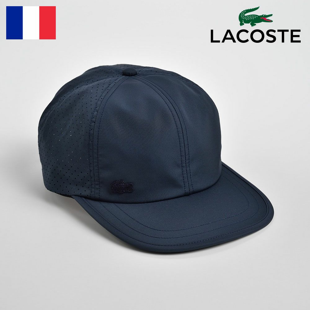 LACOSTE ラコステ 帽子 CAP 春 夏 メンズ レディース ブランド CAP PUNCHING MESH  CAP（パンチングメッシュキャップ）L1146 ネイビー