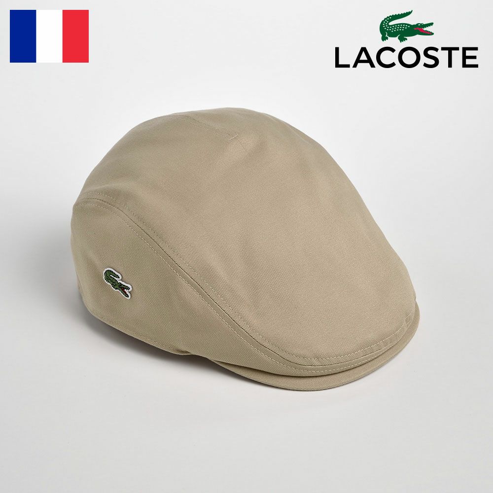 LACOSTE ラコステ ハンチング ベージュ 61cm - ハンチング