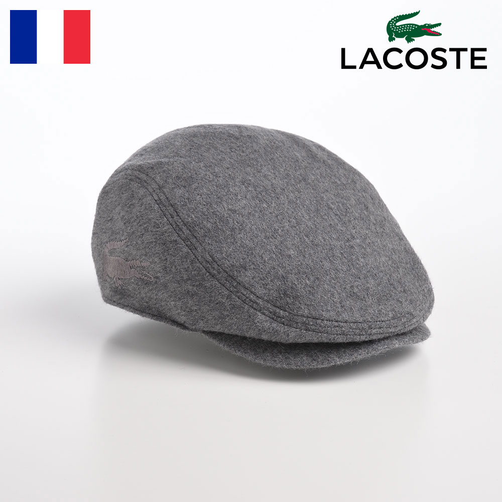 LACOSTE ハンチング帽 メンズ レディース キャップ CAP 帽子 秋 冬