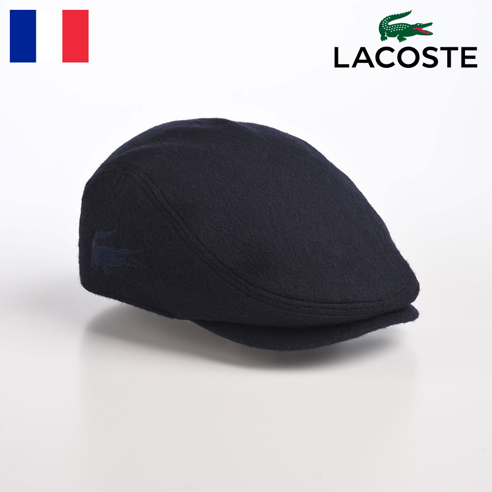 LACOSTE ハンチング帽 メンズ レディース キャップ CAP 帽子 秋 冬 SIDE LOGO WOOL HUNTING（サイドロゴ  ウールハンチング） L1164 ネイビー ギフト プレゼント :lwh1164-navy:メンズハット・帽子専門店 時谷堂 - 通販 -  Yahoo!ショッピング