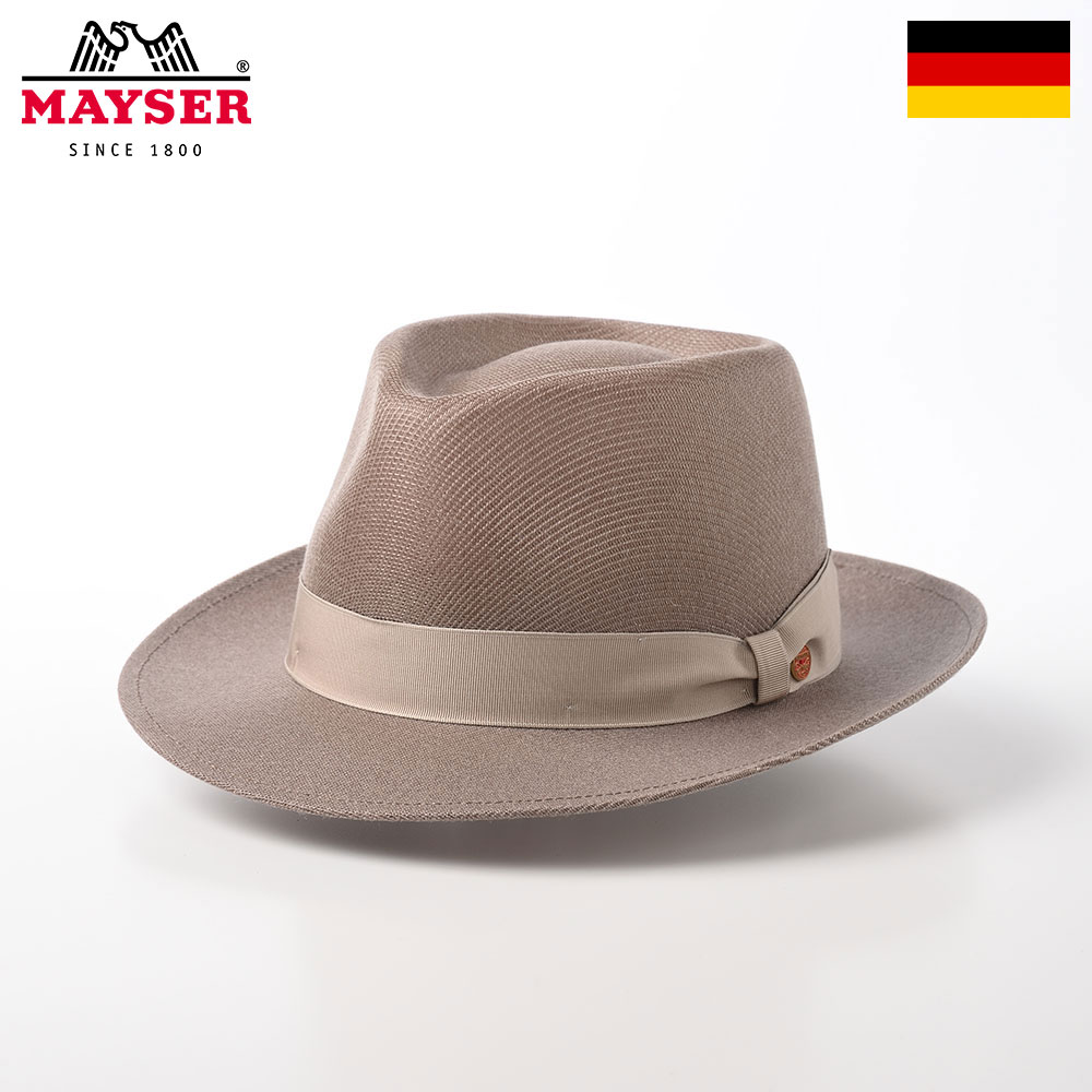 MAYSER 帽子 中折れハット メンズ 春 夏 ソフトハット メッシュ 大きいサイズ DRALON TearDrop Hat（ドラロン ティアドロップ ハット） M311831 ベージュ :m311831-beige:メンズハット・帽子専門店 時谷堂 - 通販 - Yahoo!ショッピング