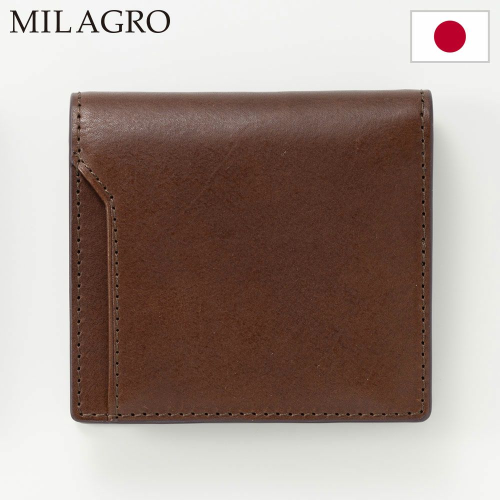 MILAGRO ミラグロ 二つ折り財布 イタリアンレザー 薄型財布 CA-MB-669