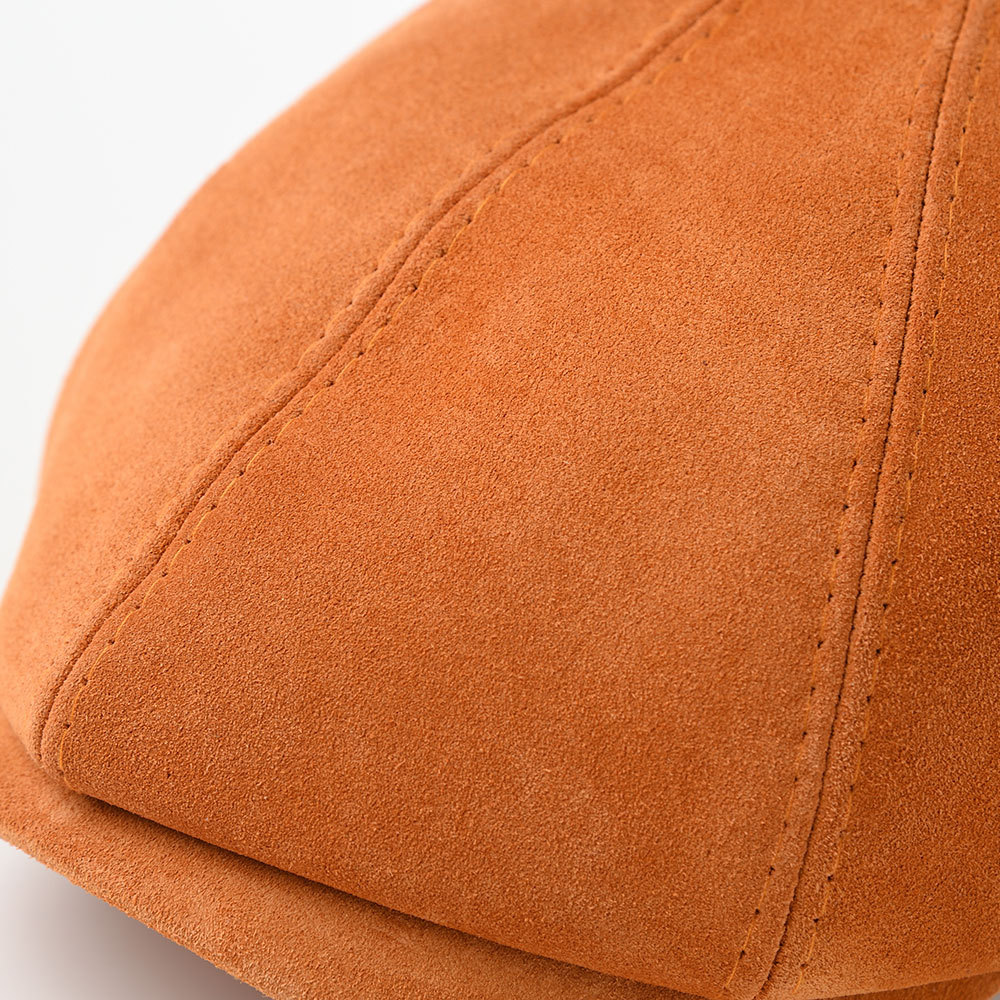 MARONE 本革 ハンチングキャス 帽子 メンズ 秋 冬 大きいサイズ 紳士帽 