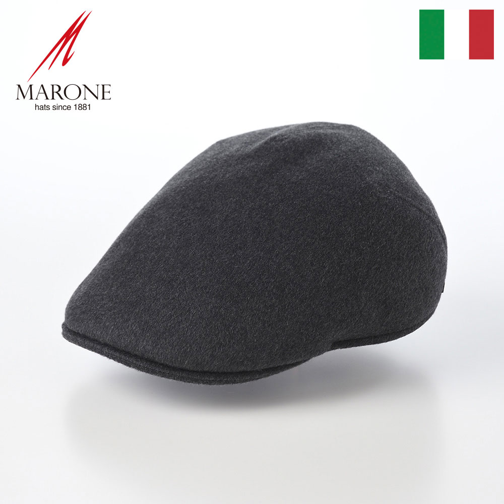MARONE（マローネ） ハンチング 帽子 メンズ 秋冬 Milano Cashmere