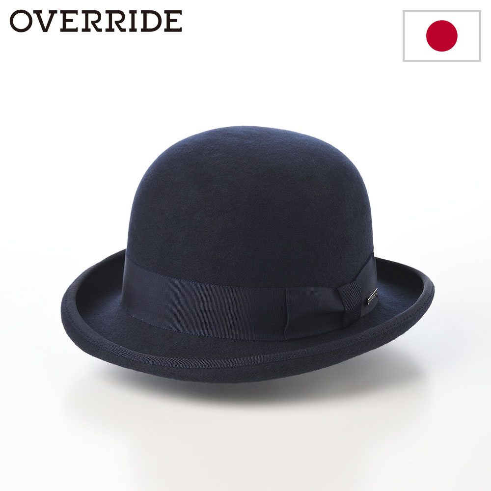 override（オーバーライド） ボーラーハット フェルトハット メンズ