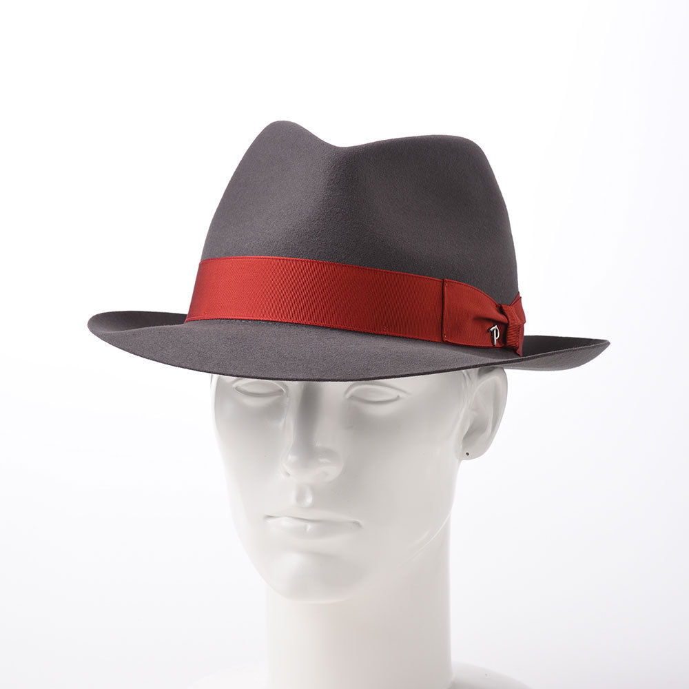 Panizza ウールフェルトハット グレー 60 7 1/4 XL Panizza ウールフェルトハット グレー 60 7 1/4 XL