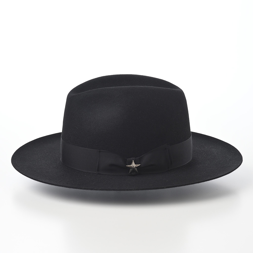 Schott×STETSON　ハット　ブラック　57　ワンスター Schott×STETSON ハット ブラック 57 ワンスター - メルカリ