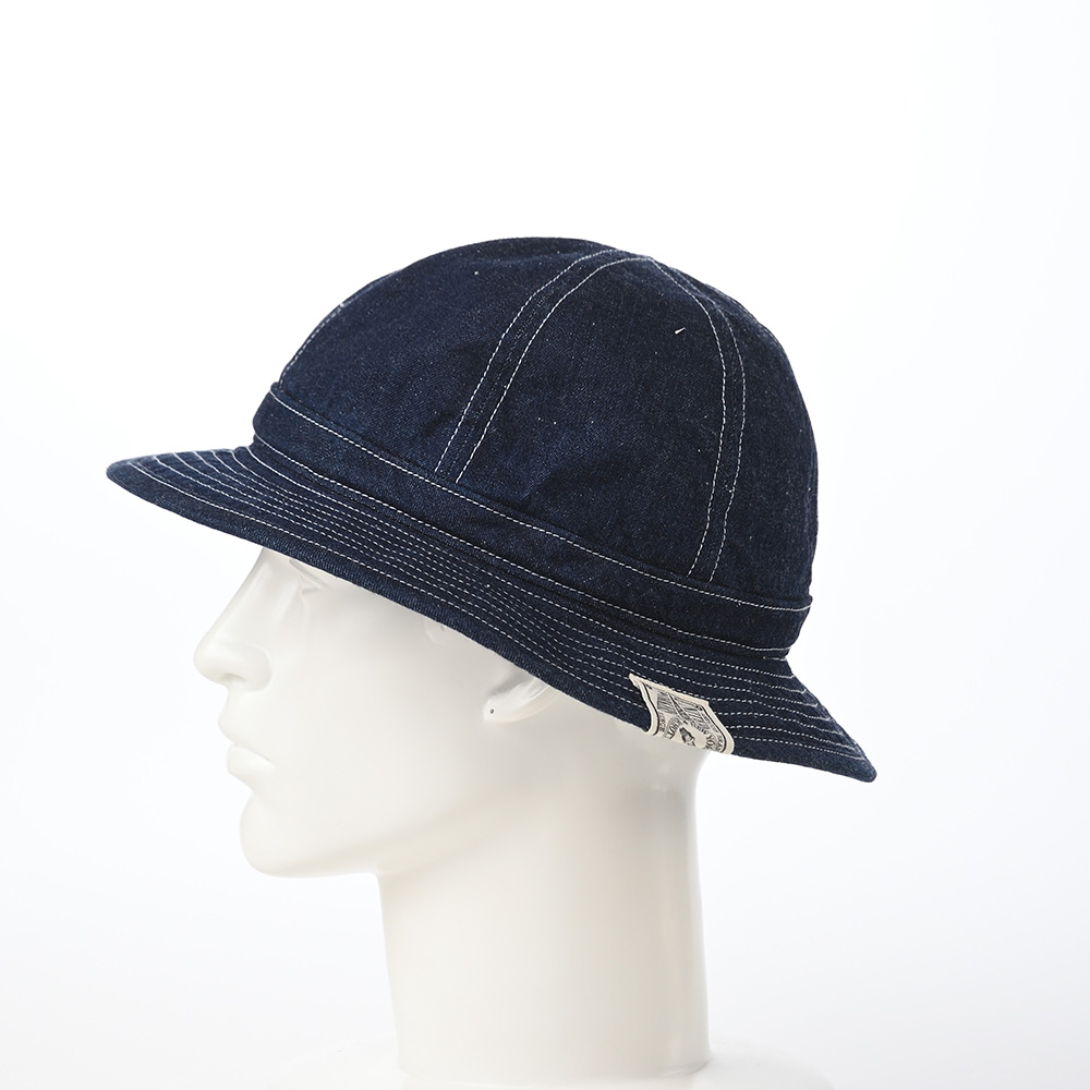 【新品】Schott ショット　デニム メトロハット　SC064 ネイビー Schott N.Y.C DENIM METORO HAT(デニム メトロハット) SC064
