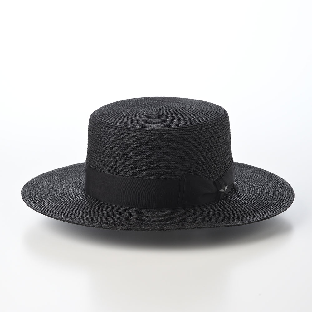 Schott N.Y.C（ショット） Schott RAFFIA BRAID BOATER HAT(ラフィア 
