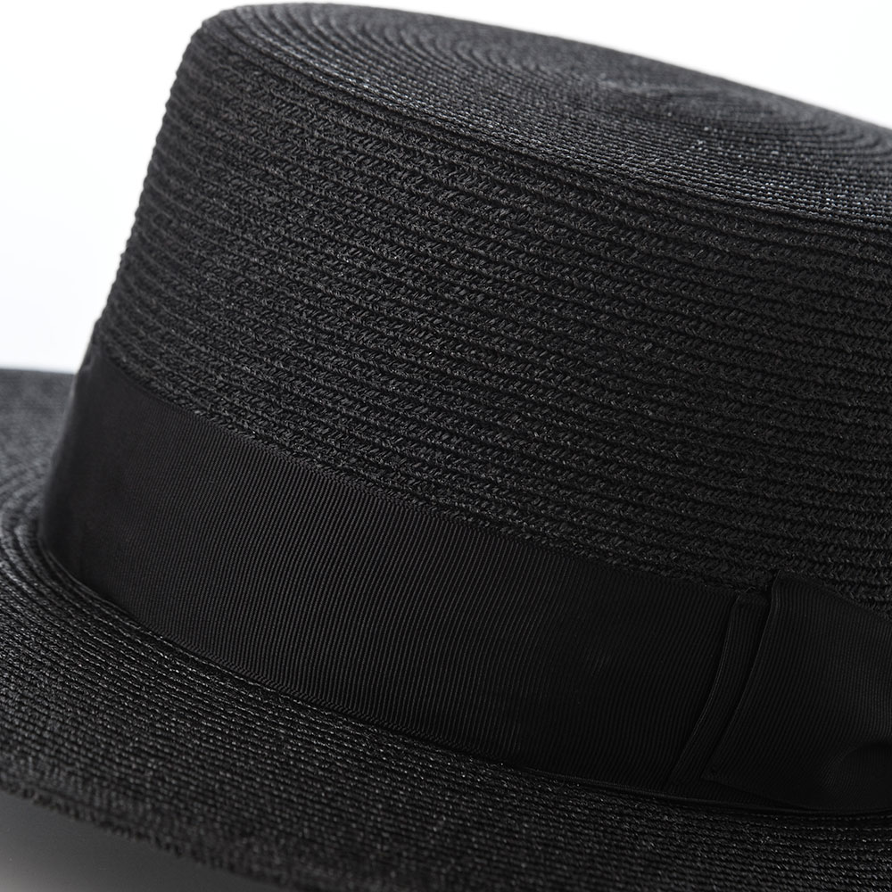 Schott N.Y.C ショット RAFFIA BRAID BOATER HAT(ラフィア